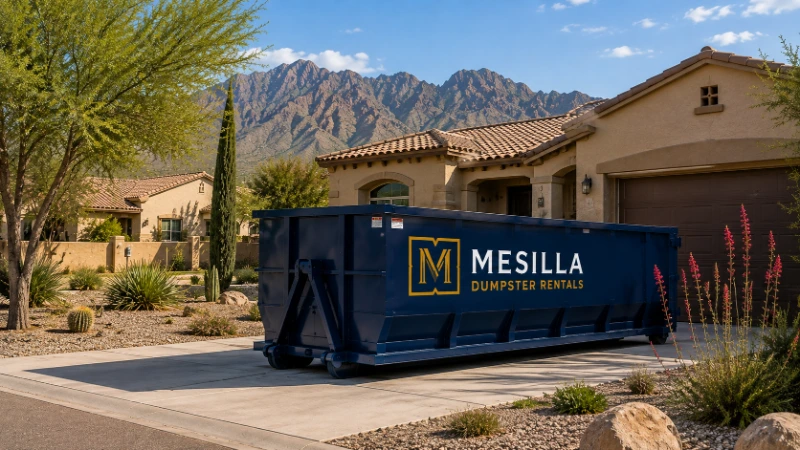 Dumpster rental delivery Las Cruces Dona Ana County NM service area